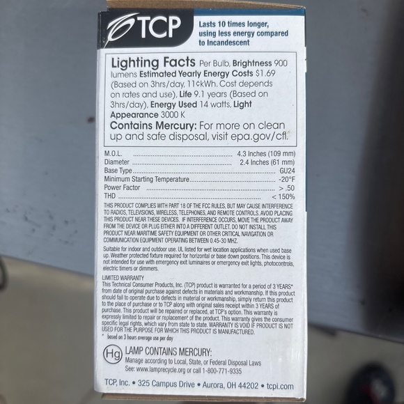 GU24 A-19 900 Lumens Light bulbs - Picture 2 of 3